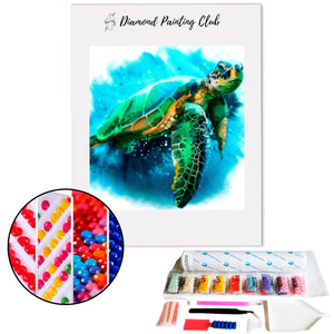 Diamond Painting Zeeschildpad | Diamond-painting-club.nl