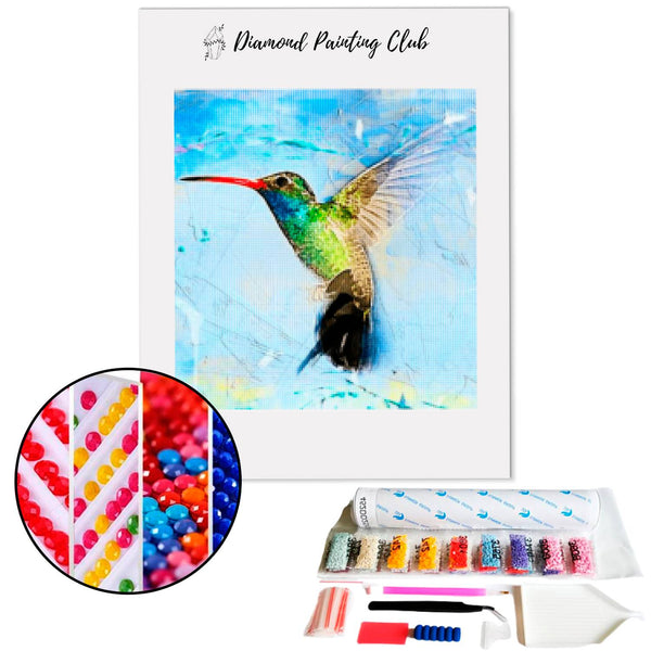 Diamond Painting Kolibrie | Diamond-painting-club.nl