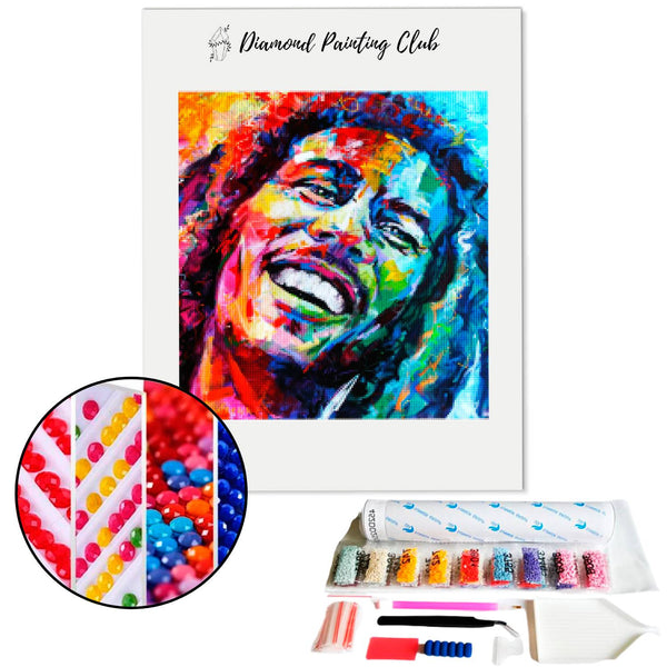 Diamond Painting Bob Marley | Diamond-painting-club.nl