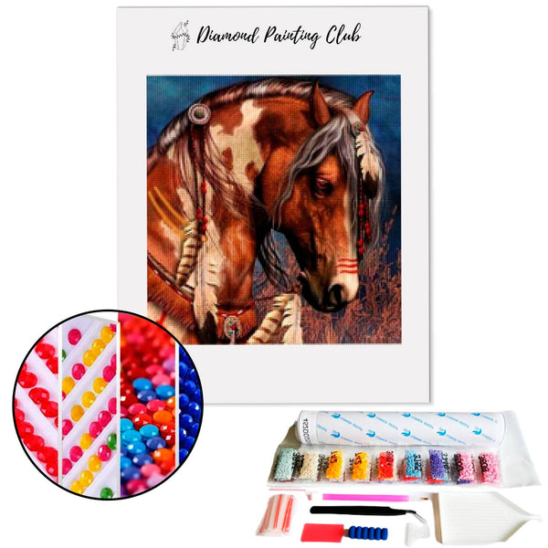 Diamond Painting Indische Paard | Diamond-painting-club.nl