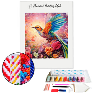 Diamond Painting Betoverde Kolibrie | Diamond-painting-club.nl