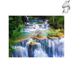 Diamond Painting Waterval Cascade | Diamond-painting-club.nl