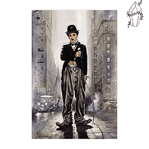 Diamond Painting Charlie Chaplin | Diamond-painting-club.nl