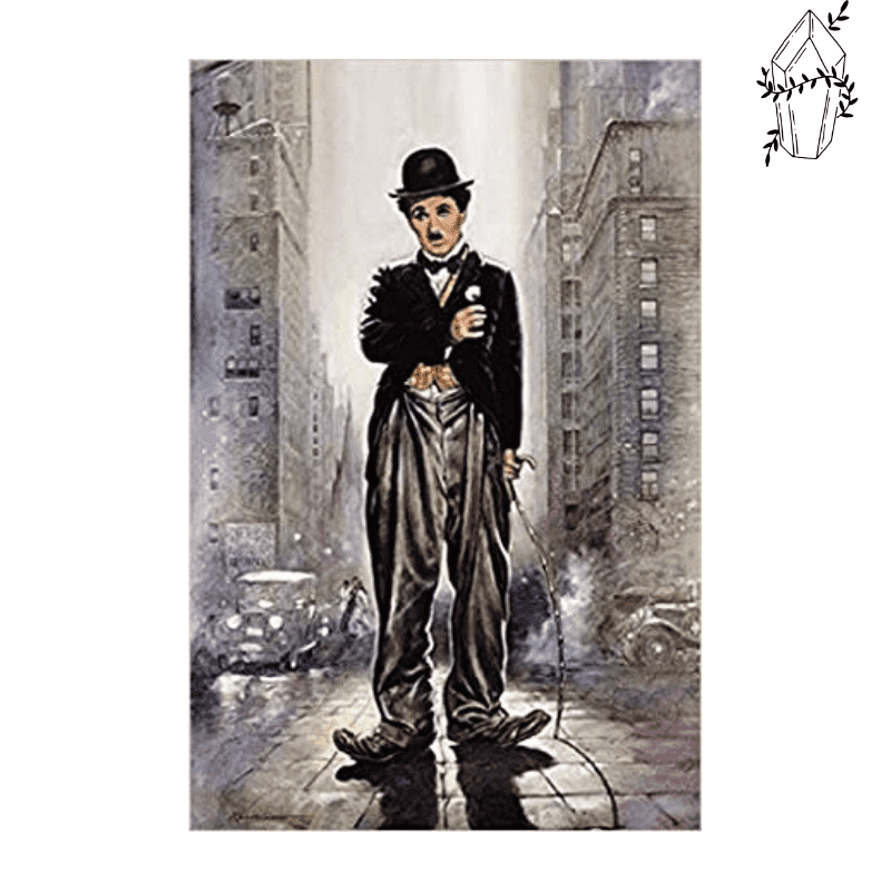 Diamond Painting Charlie Chaplin | Diamond-painting-club.nl