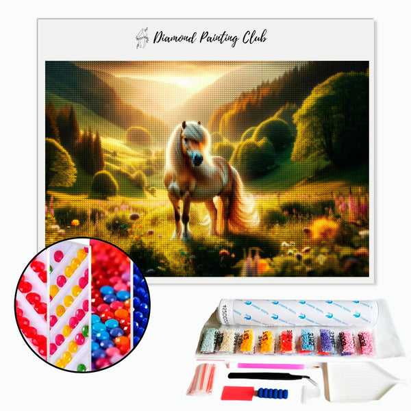 Diamond Painting Majestueuze Pony | Diamond-painting-club.nl