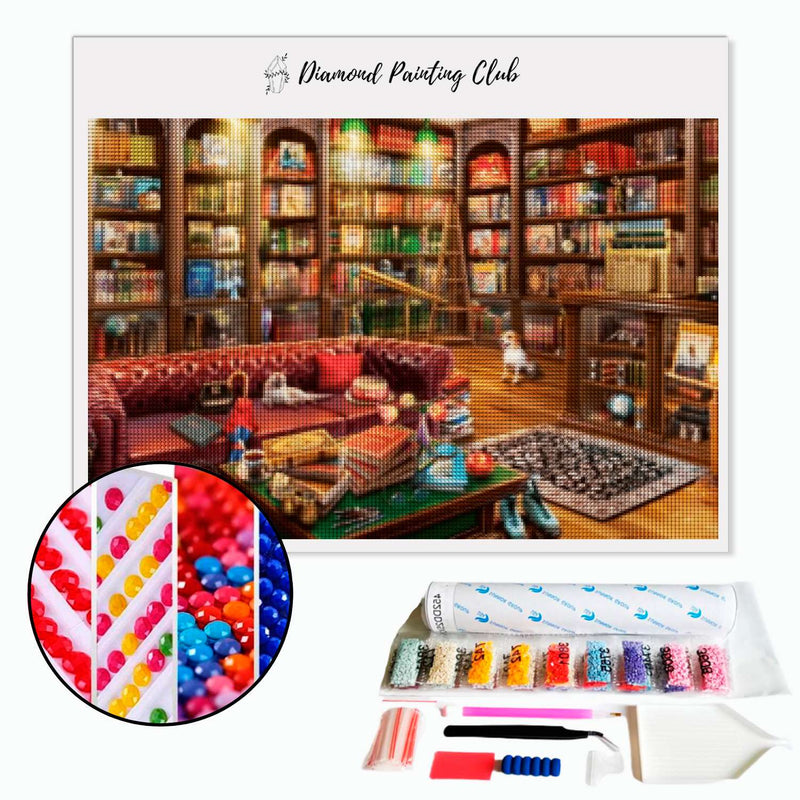 Diamond Painting Bibliotheek | Diamond-painting-club.nl