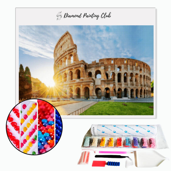 Diamond painting Italiaans Colosseum | Diamond-painting-club.nl