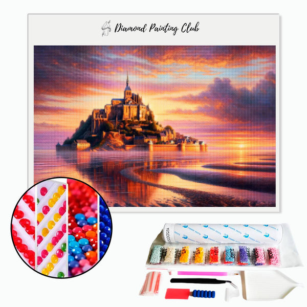 Diamond Painting Mont Saint-Michel | Diamond-painting-club.nl