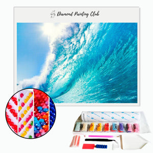 Diamond Painting Golf van Azuur | Diamond-painting-club.nl