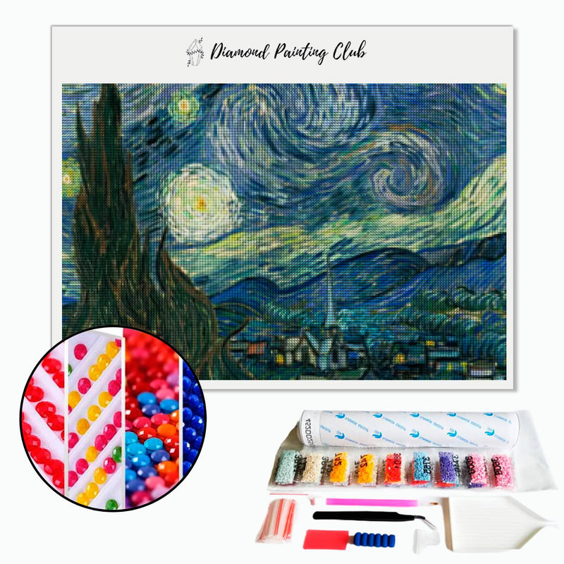 Diamond Painting De Sterrennacht | Diamond-painting-club.nl