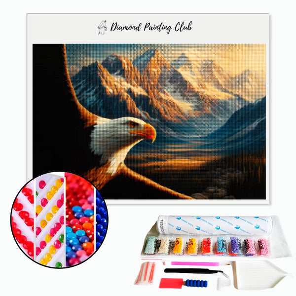 Diamond Painting Bergarend | Diamond-painting-club.nl