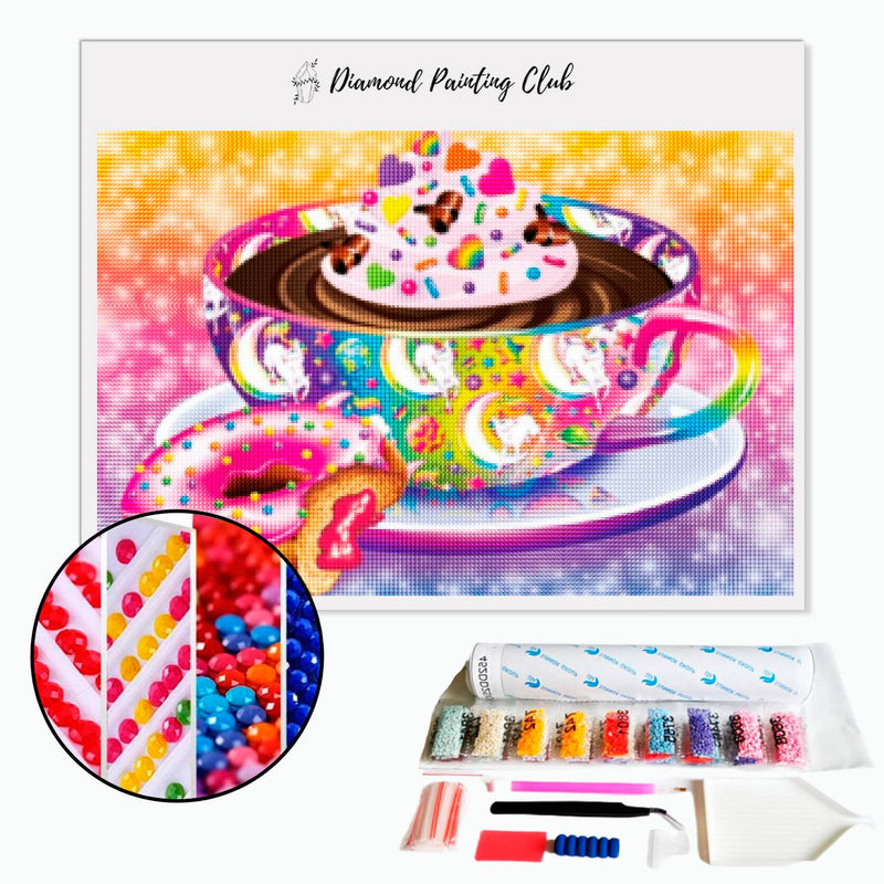 Diamond Painting Café Gourmand | Diamond-painting-club.nl