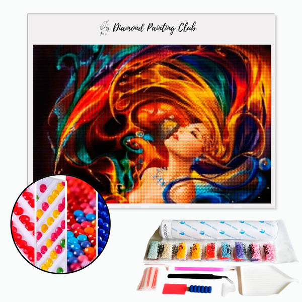 Diamond Painting Haarverf | Diamond-painting-club.nl