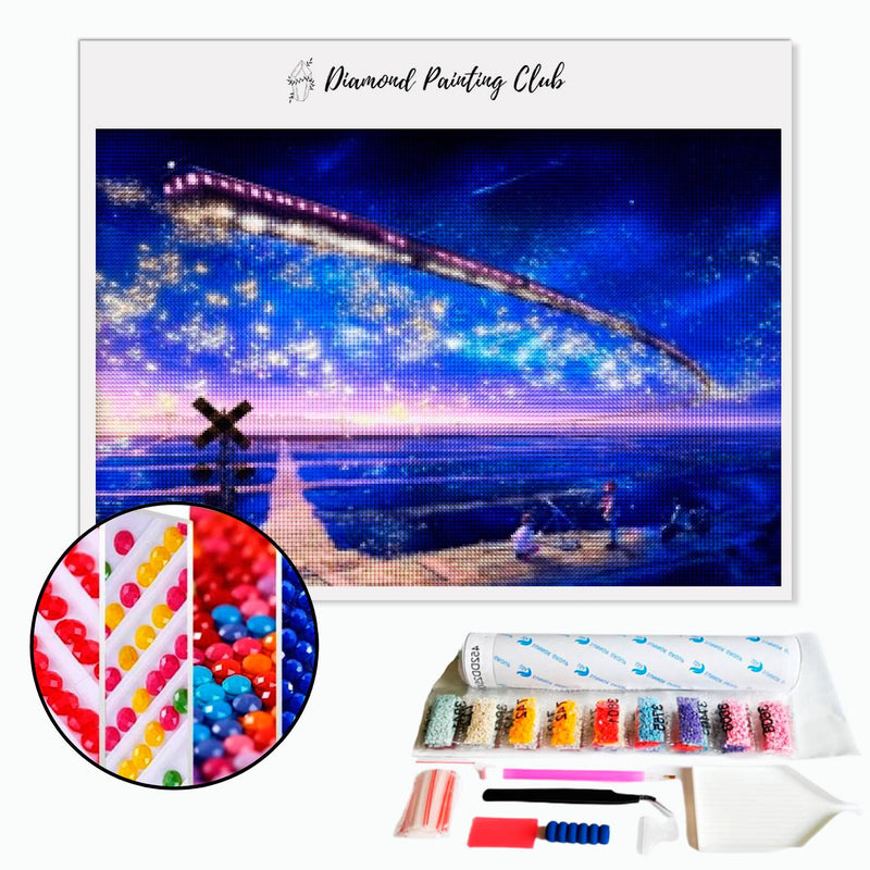 Diamond Painting Magische Trein | Diamond-painting-club.nl