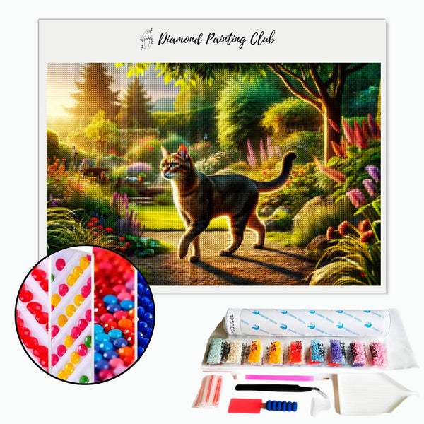 Diamond Painting Kattenwandeling | Diamond-painting-club.nl