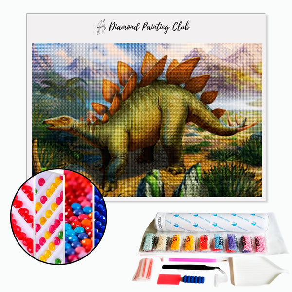 Diamond Painting Stegosaurus | Diamond-painting-club.nl