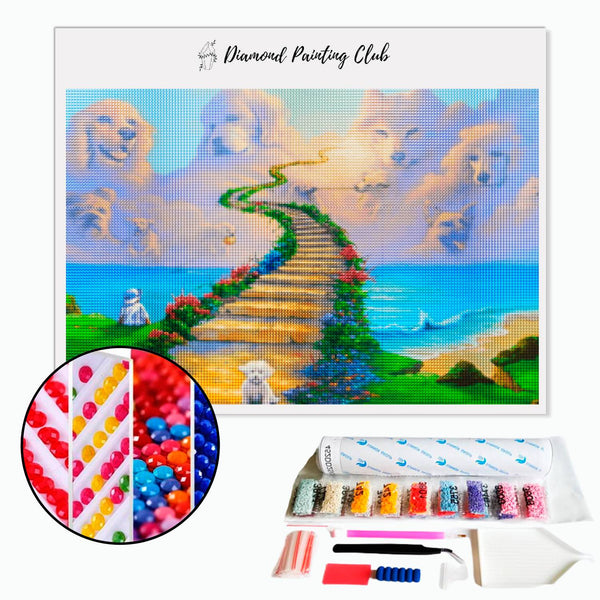 Diamond Painting Hondenparadijs | Diamond-painting-club.nl