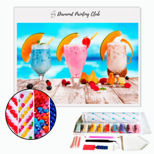 Diamond Painting Exotische Cocktail | Diamond-painting-club.nl