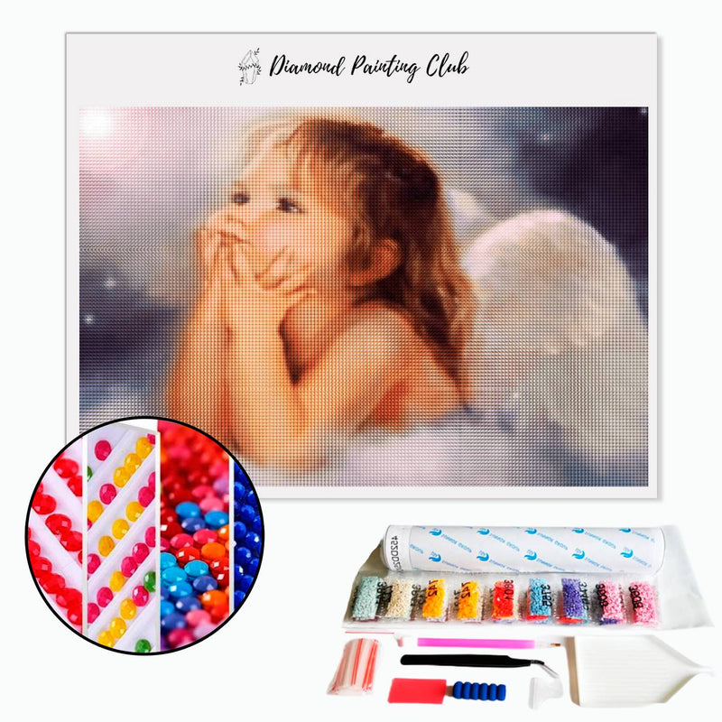 Diamond Painting Kleine Engel | Diamond-painting-club.nl