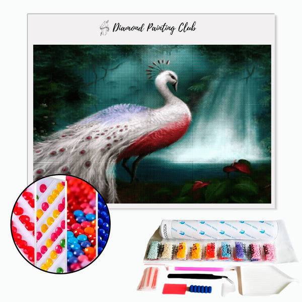 Diamond painting Albino Pauw | Diamond-painting-club.nl