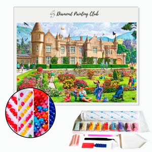 Diamond Painting Kasteeltuin | Diamond-painting-club.nl