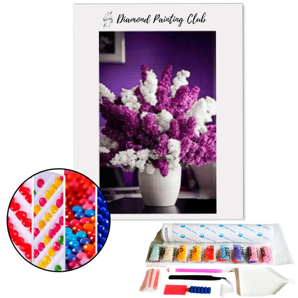 Diamond Painting Boeket van Seringen | Diamond-painting-club.nl