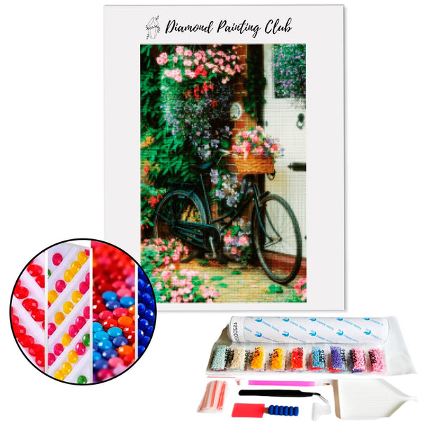 Diamond Painting Fiets & Tuin | Diamond-painting-club.nl