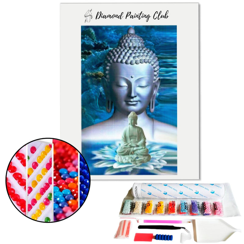 Diamond Painting Boeddha Beeld Verzachtend | Diamond-painting-club.nl