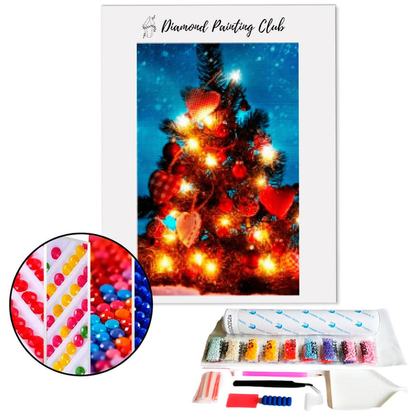 Diamond Painting Kerstboom | Diamond-painting-club.nl