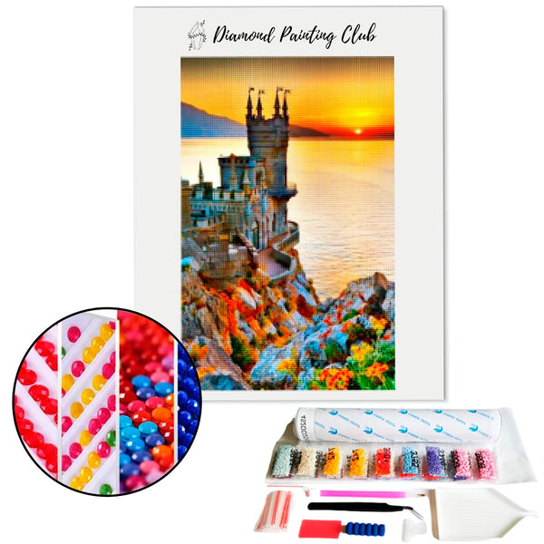 Diamond Painting Toren in het Rif | Diamond-painting-club.nl