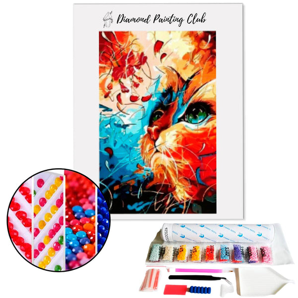 Diamond Painting Abstracte Kat | Diamond-painting-club.nl