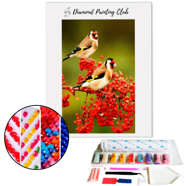 Diamond painting Elegante distelvink | Diamond-painting-club.nl