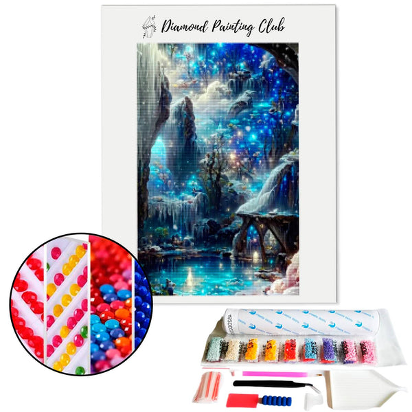 Diamond Painting Betoverende Blauwe Grot | Diamond-painting-club.nl