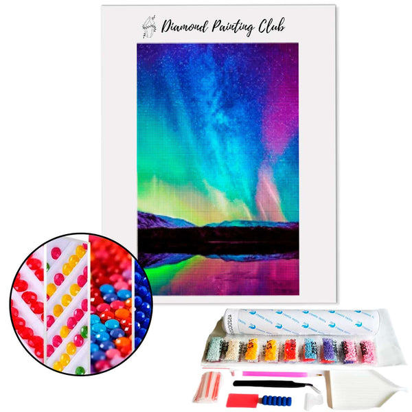 Diamond Painting Noorderlicht | Diamond-painting-club.nl