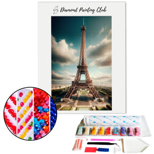 Diamond painting realistische Eiffeltoren | Diamond-painting-club.nl