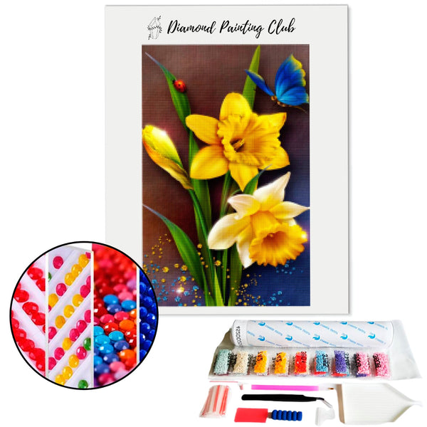 Diamond Painting Jonquille Bloem | Diamond-painting-club.nl