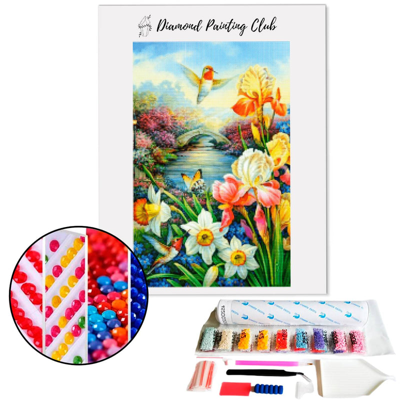 Diamond Painting Tuin & Vijver | Diamond-painting-club.nl