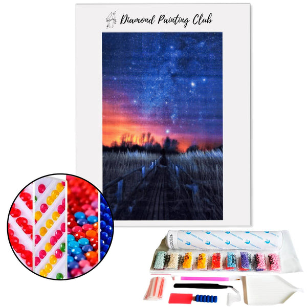 Diamond Painting Sterrenpier | Diamond-painting-club.nl